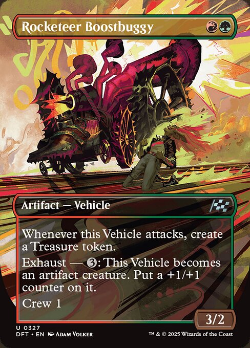 ロケッティアの爆走バギー/Rocketeer Boostbuggy [DFT-BF][ボーダーレス][FOIL]