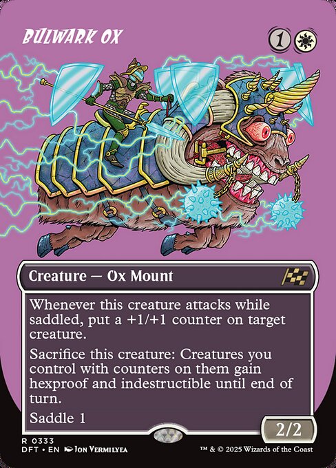 防壁の雄牛/Bulwark Ox [DFT-BF][ボーダーレス][FOIL]