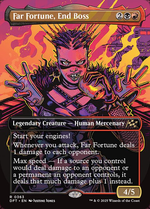 エンドの首領、ファー・フォーチュン/Far Fortune, End Boss [DFT-BF][ボーダーレス][FOIL]