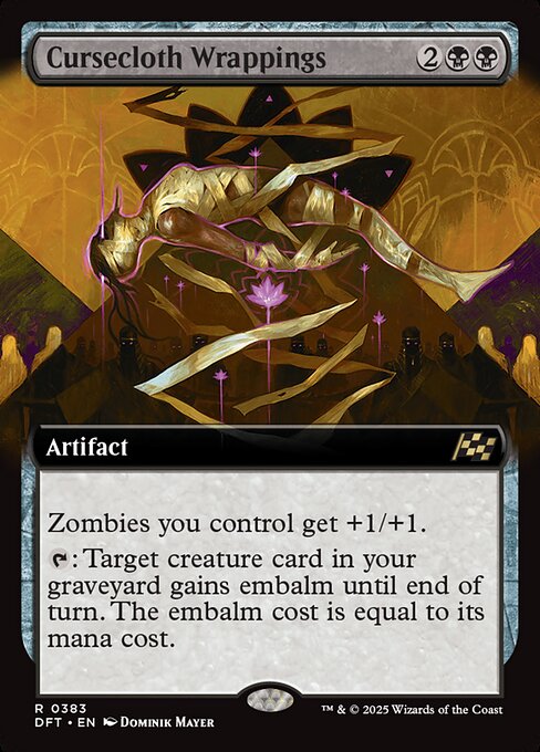 呪い布の包帯/Cursecloth Wrappings [DFT-BF][拡張アート]