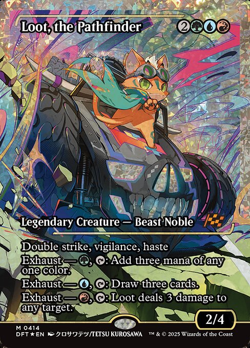 開拓者、おたから/Loot, the Pathfinder [DFT-BF][ショーケース][FOIL][フラクチャー]