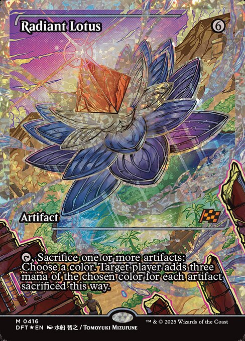 光輝の睡蓮/Radiant Lotus [DFT-BF][ショーケース][FOIL][フラクチャー]