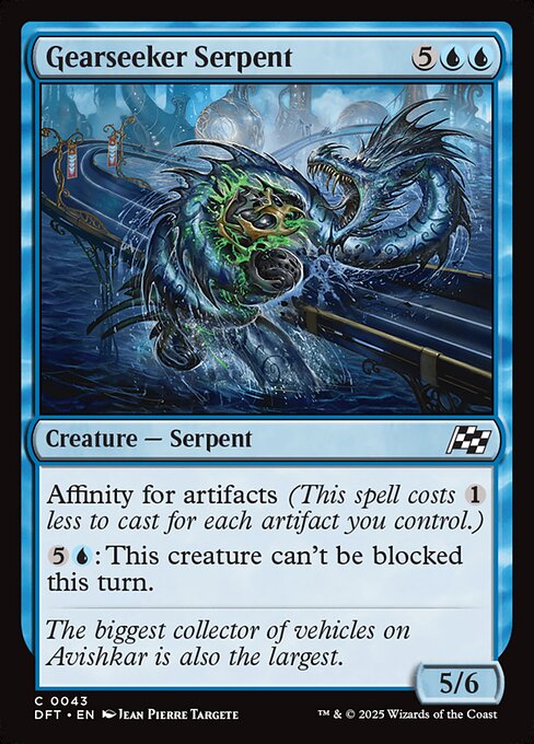 歯車襲いの海蛇/Gearseeker Serpent [DFT][FOIL]