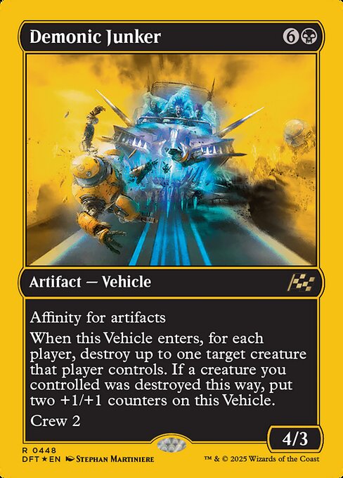 悪魔の破砕機/Demonic Junker [DFT-BF][FOIL][ファーストプレイス]