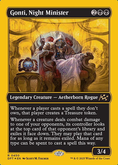夜の大臣、ゴンティ/Gonti, Night Minister [DFT-BF][FOIL][ファーストプレイス]