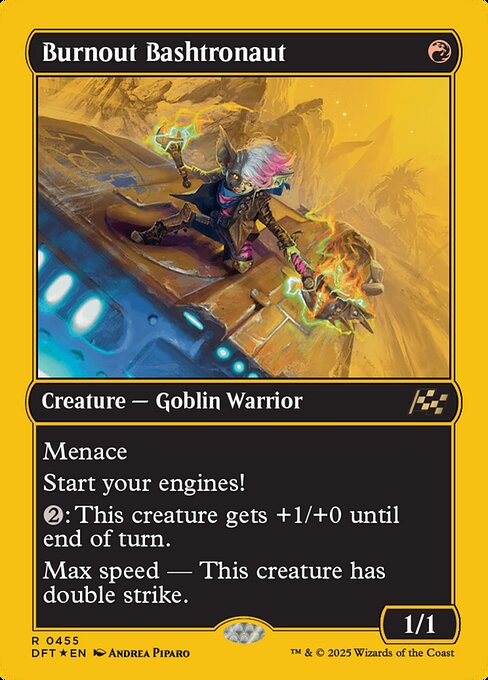 焼き切る非行士/Burnout Bashtronaut [DFT-BF][FOIL][ファーストプレイス]