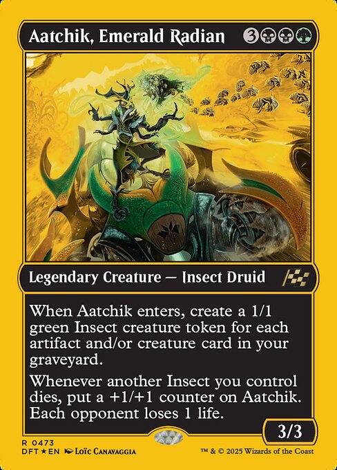 翠色のラジアン、アーチック/Aatchik, Emerald Radian [DFT-BF][FOIL][ファーストプレイス]
