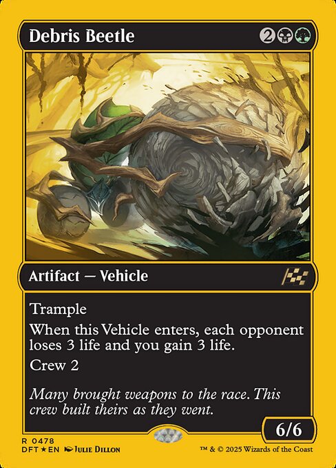 屑転がし/Debris Beetle [DFT-BF][FOIL][ファーストプレイス]