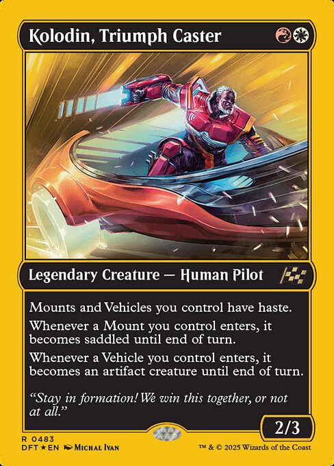 勝利術士、コロディン/Kolodin, Triumph Caster [DFT-BF][FOIL][ファーストプレイス]