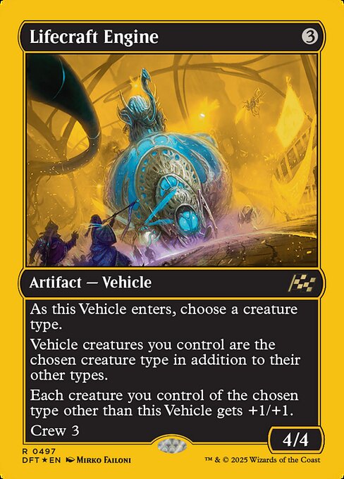 生体生成エンジン/Lifecraft Engine [DFT-BF][FOIL][ファーストプレイス]