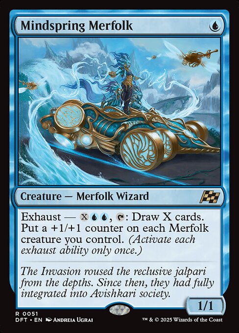 思考の泉のマーフォーク/Mindspring Merfolk [DFT]