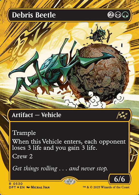 屑転がし/Debris Beetle [DFT-BF][ボーダーレス][FOIL][ファーストプレイス]