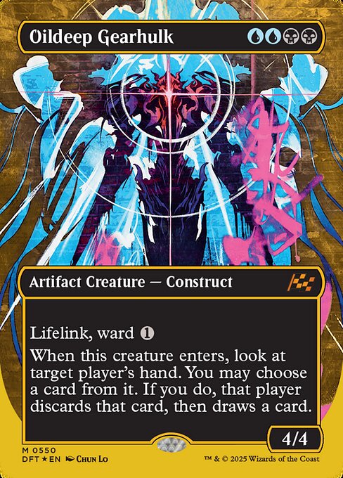 油浸の機械巨人/Oildeep Gearhulk [DFT-BF][ボーダーレス][FOIL][ファーストプレイス]