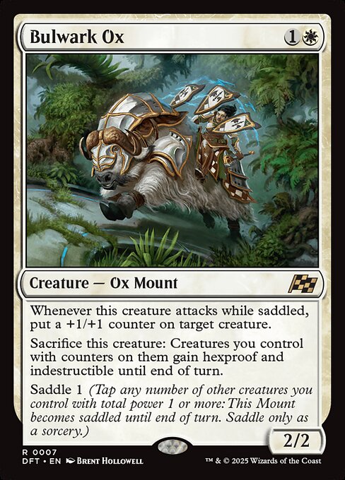 防壁の雄牛/Bulwark Ox [DFT][FOIL]