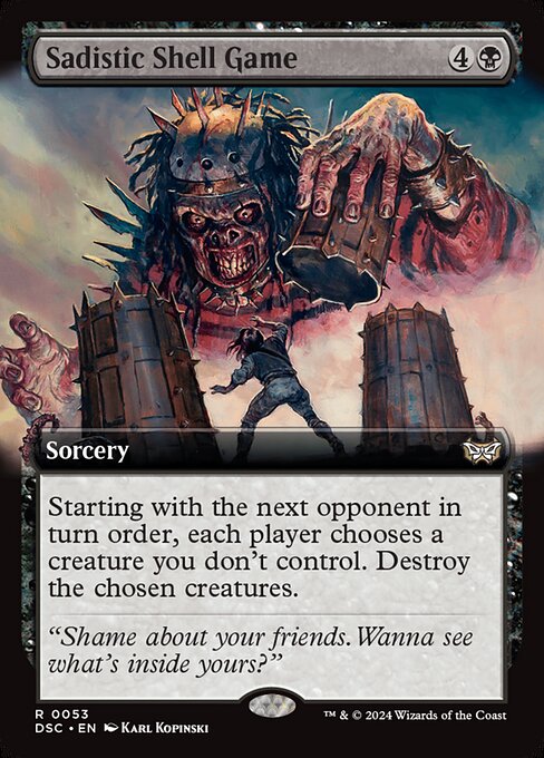 加虐のシェルゲーム/Sadistic Shell Game [DSC][拡張アート]
