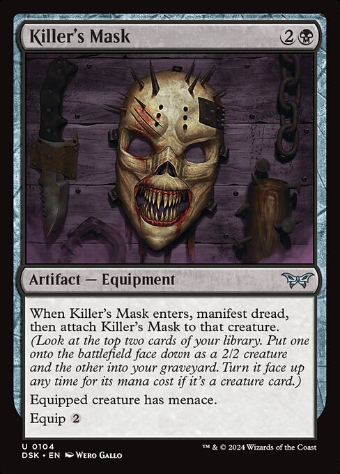 殺人鬼の仮面/Killer's Mask [DSK][FOIL]