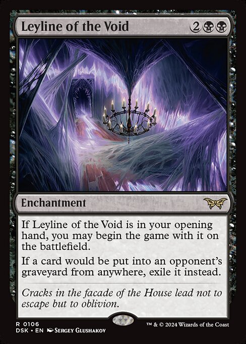 虚空の力線/Leyline of the Void [DSK][FOIL]