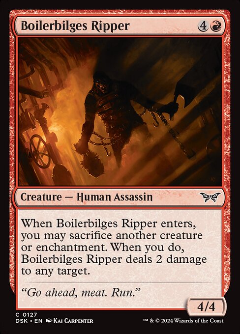 ボイラービルジの切り裂き魔/Boilerbilges Ripper [DSK][FOIL]