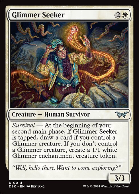 光霊の探求者/Glimmer Seeker [DSK][FOIL]