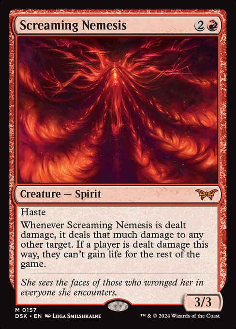 叫ぶ宿敵/Screaming Nemesis [DSK][FOIL]