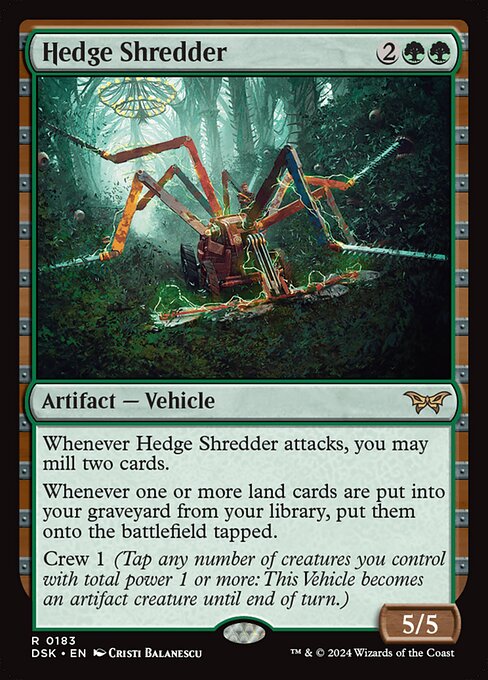 生垣裁断機/Hedge Shredder [DSK][FOIL][プレリリース]