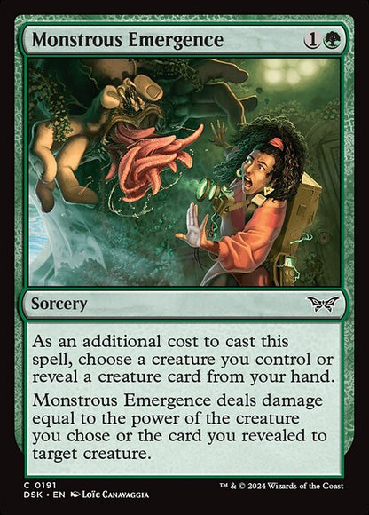 怪物的出現/Monstrous Emergence [DSK][FOIL]