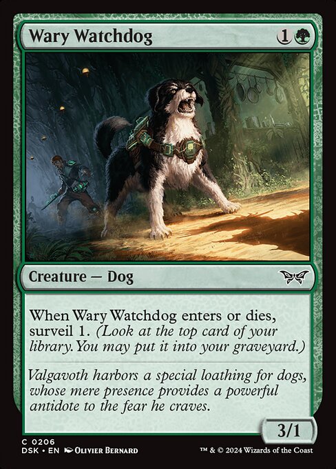 用心深い番犬/Wary Watchdog [DSK][FOIL]