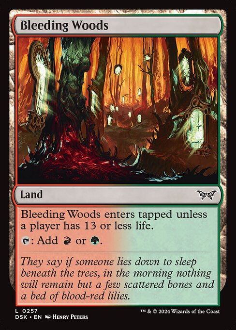 流血の森/Bleeding Woods [DSK][FOIL]