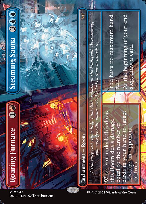 咆哮する焼炉/Roaring Furnace - 蒸気サウナ/Steaming Sauna [DSK-BF][ボーダーレス][FOIL]