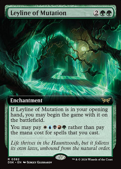 変異の力線/Leyline of Mutation [DSK-BF][拡張アート][FOIL]
