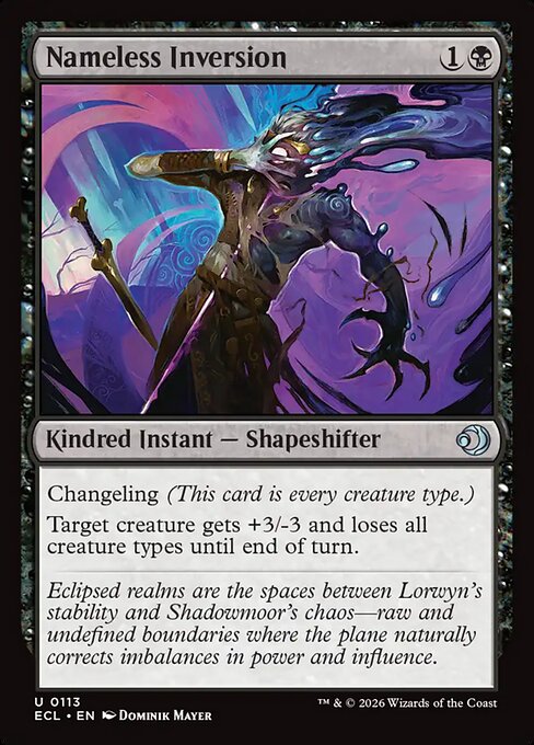 名も無き転置/Nameless Inversion [ECL][FOIL]