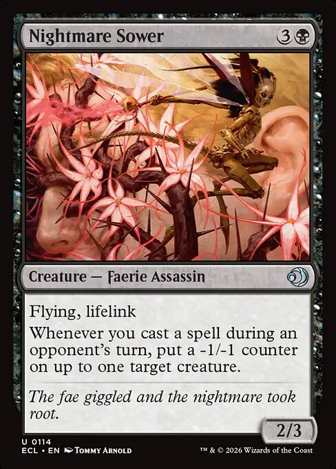 悪夢蒔き/Nightmare Sower [ECL][FOIL]