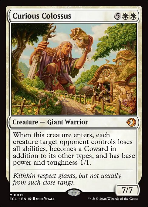 興味津々の巨人/Curious Colossus [ECL][FOIL]