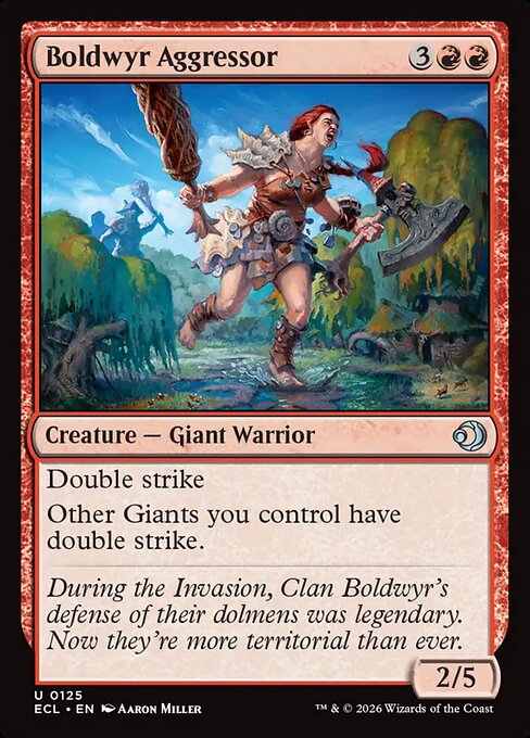 ボールドウィアの攻め手/Boldwyr Aggressor [ECL][FOIL]