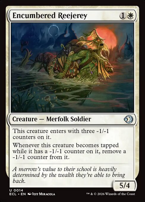 動きにくい騎兵/Encumbered Reejerey [ECL][FOIL]
