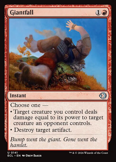 巨人倒し/Giantfall [ECL][FOIL]