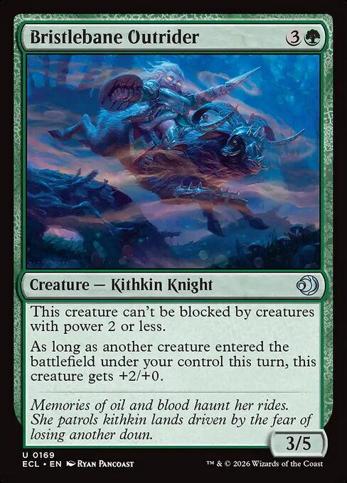 鋸折りの先導/Bristlebane Outrider [ECL][FOIL]