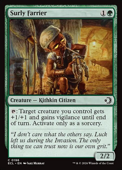 無愛想な蹄鉄工/Surly Farrier [ECL][FOIL]