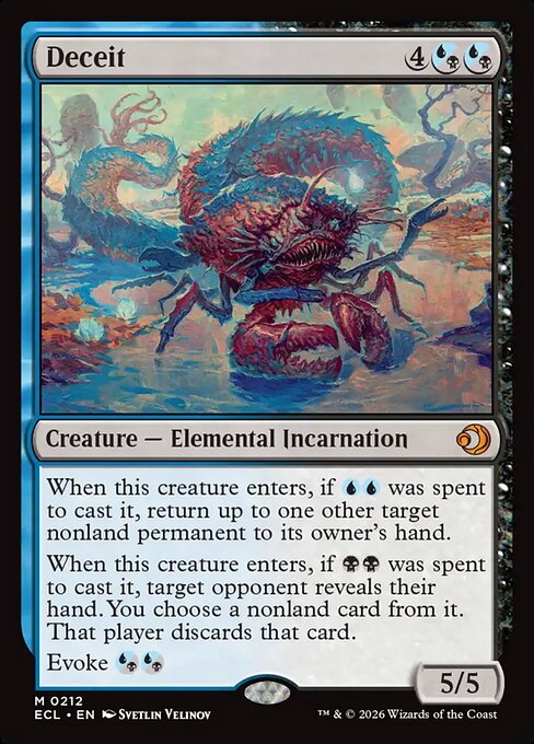 欺瞞/Deceit [ECL][FOIL]