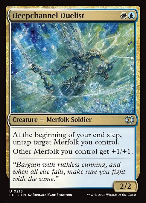 深水路の決闘者/Deepchannel Duelist [ECL][FOIL]