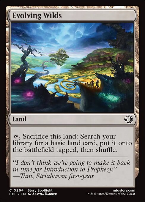 進化する未開地/Evolving Wilds [ECL][FOIL]