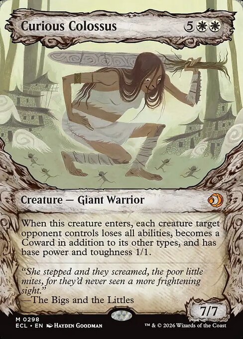 興味津々の巨人/Curious Colossus [ECL-BF][ショーケース]