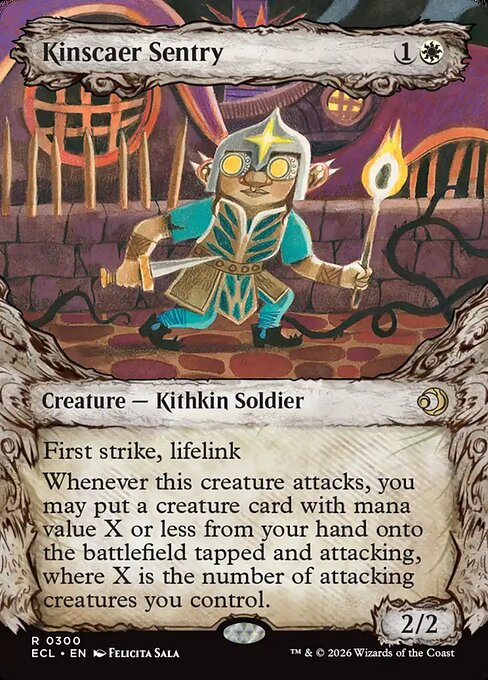 キンザーの歩哨/Kinscaer Sentry [ECL-BF][ショーケース][FOIL]
