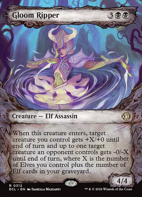 憂鬱の切り裂き魔/Gloom Ripper [ECL-BF][ショーケース][FOIL]