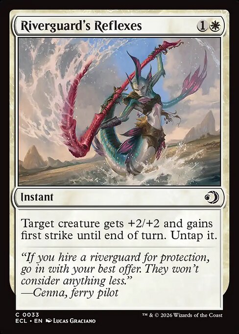 川護衛の即応/Riverguard's Reflexes [ECL][FOIL]