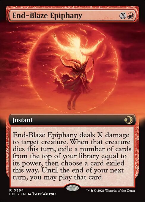 終炎の天啓/End-Blaze Epiphany [ECL-BF][拡張アート][FOIL]