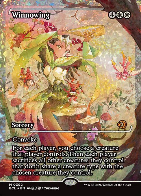 篩い飛ばし/Winnowing [ECL-BF][ショーケース][FOIL][フラクチャー]