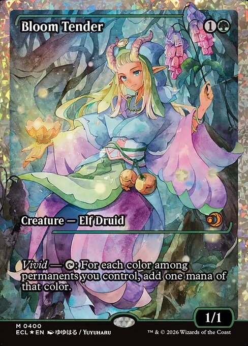 花を手入れする者/Bloom Tender [ECL-BF][ショーケース][FOIL][フラクチャー]