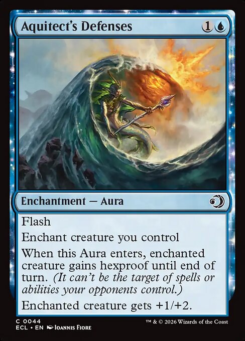 水大工の防衛/Aquitect's Defenses [ECL][FOIL]
