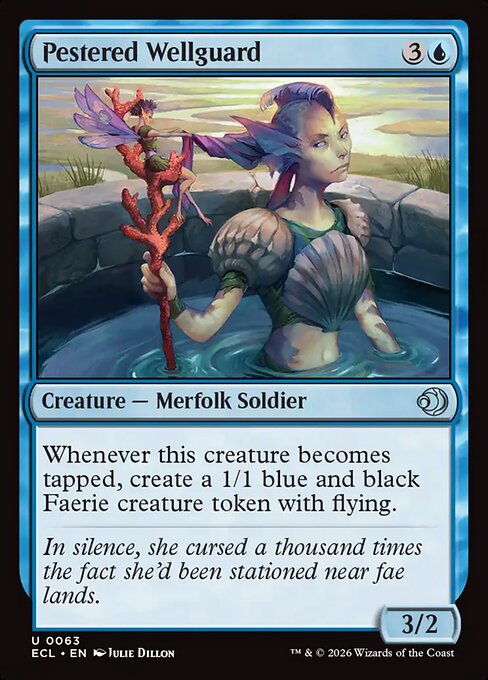 悩ましき井戸守り/Pestered Wellguard [ECL][FOIL]